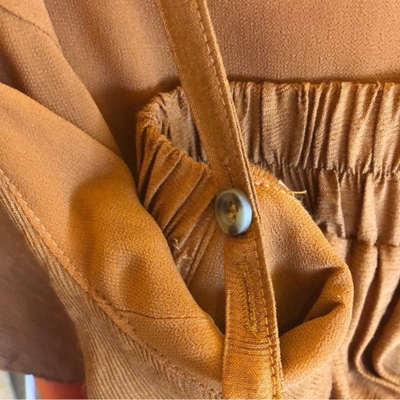 Bronze Ruffle Trim Dress - Picture 5 of 5